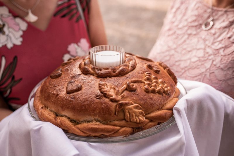 Brot mit Salz zur Hochzeit
