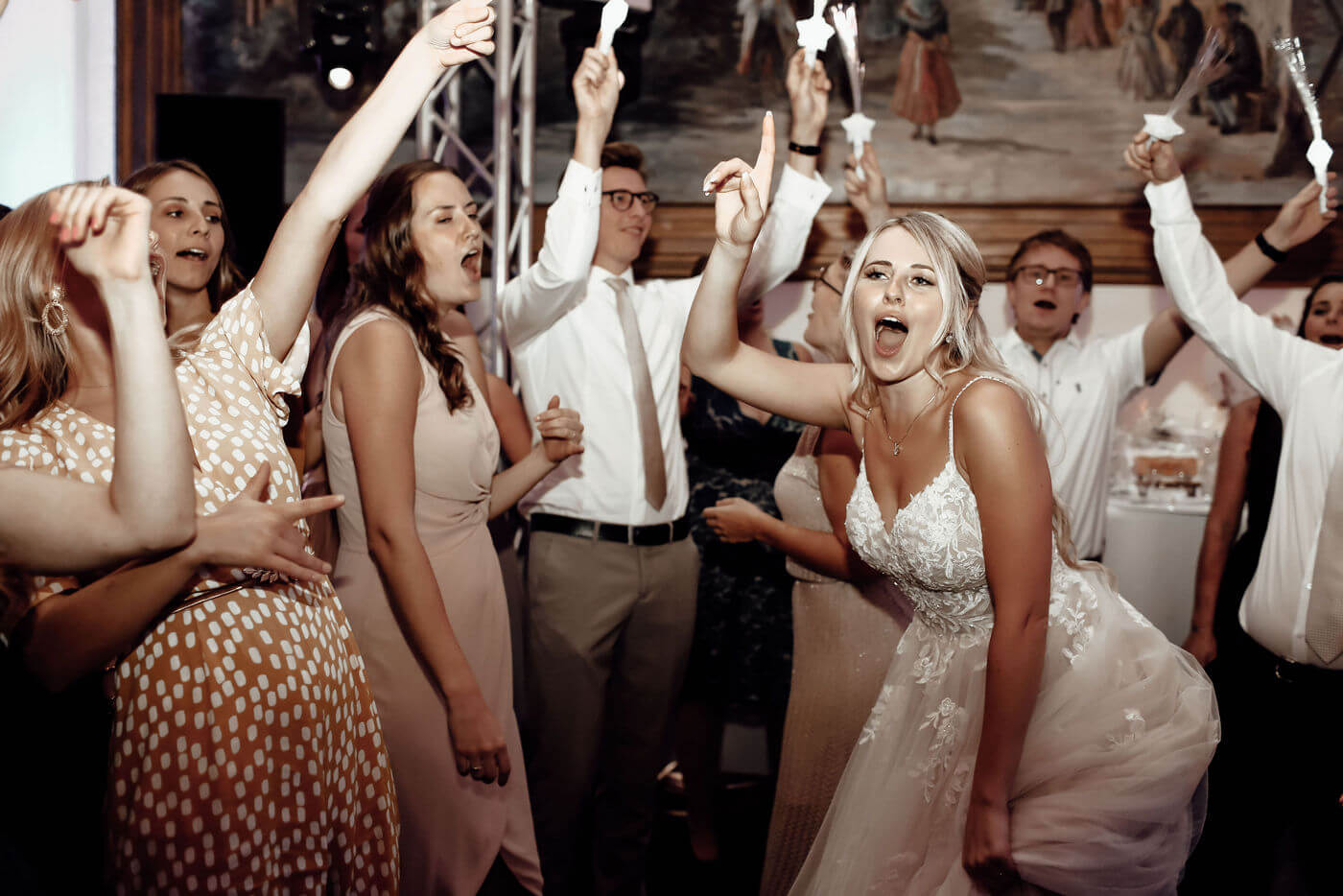 Singende Braut Hochzeit