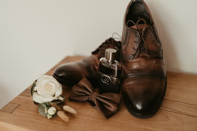 Kleidung Bräutigam beim Getting Ready